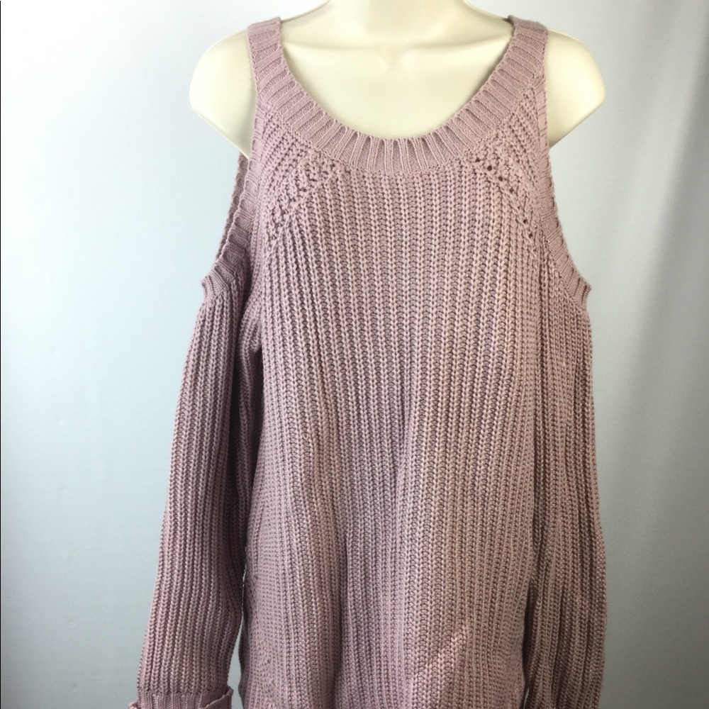 Hippie Rose Cold Shoulder Long Sleeve Pullover